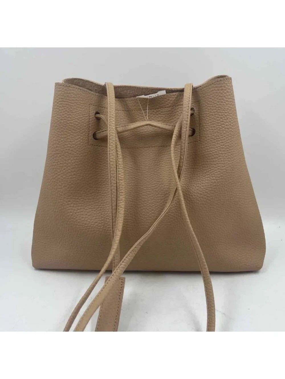 8 Other Reasons Minimalist Women's Camel pebbled Purse Vegan Leather